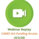 PCBC Webinar Replay 4_3_20 CARES Act Funding Access